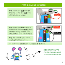 Load image into Gallery viewer, Critter Bot (8, 12, 24, 32-Pack): Vibrating Robot Tinker Kit For Kids (Ages 6-10)