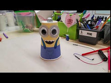 Load and play video in Gallery viewer, Mini Tinker Kit: Arts & Crafts Robot Motor Kit For Kids (Ages 6-10)