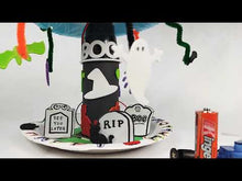 Load and play video in Gallery viewer, Halloween Spooky Tree Robot: Craft Tinker Kit For Kids (Ages 6-10)