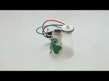 Load and play video in Gallery viewer, Dancing Shamrock Robot With Vibration Motor And Light Sensor Circuit Project (Ages 11+)