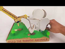 Load and play video in Gallery viewer, Simple Robot Kit: 2 x Metal Servo Motor Control Craft Robot Kit For Kids  (Ages 6-10)