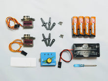 Load image into Gallery viewer, Simple Robot Kit: 2 x Metal Servo Motor Control Craft Robot Kit For Kids (Ages 6-10) Robotics Kits Barnabas Robotics