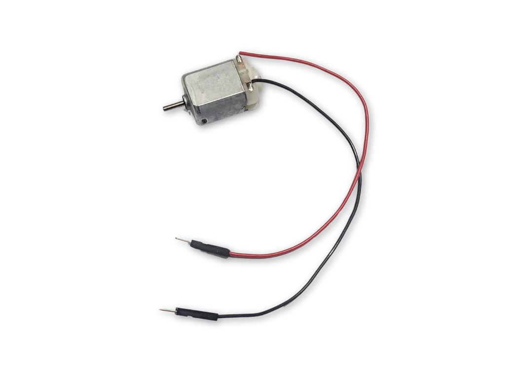 Mini 1.5V-3V DC Motor for STEM Projects | 130 Hobby Size (Pin Connectors) - Soldered Wires