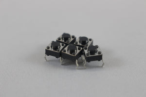 4-Pin Push Button Electronics Parts Barnabas Robotics 