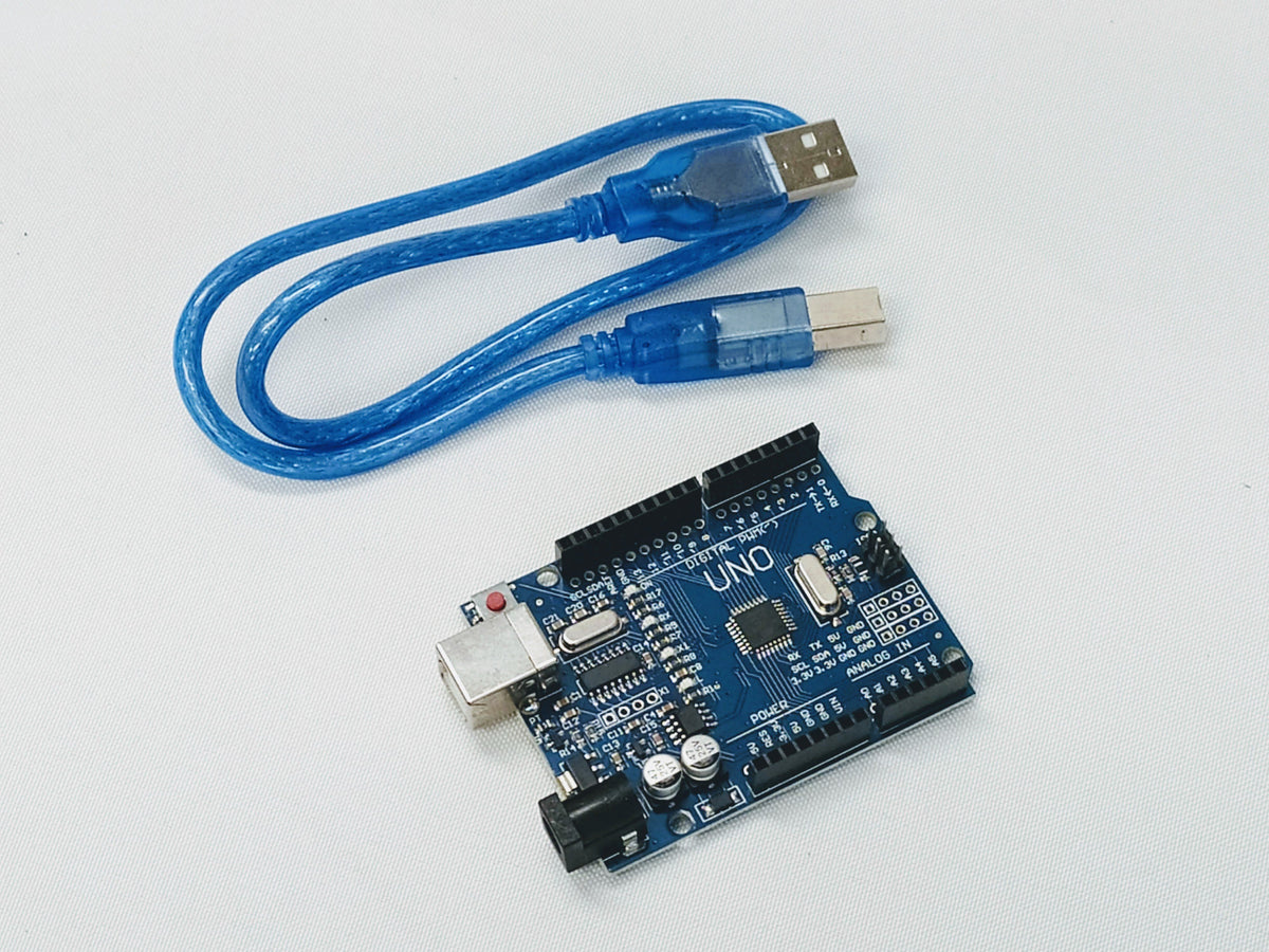 Arduino-Compatible Uno Board + USB Cable – Barnabas Robotics