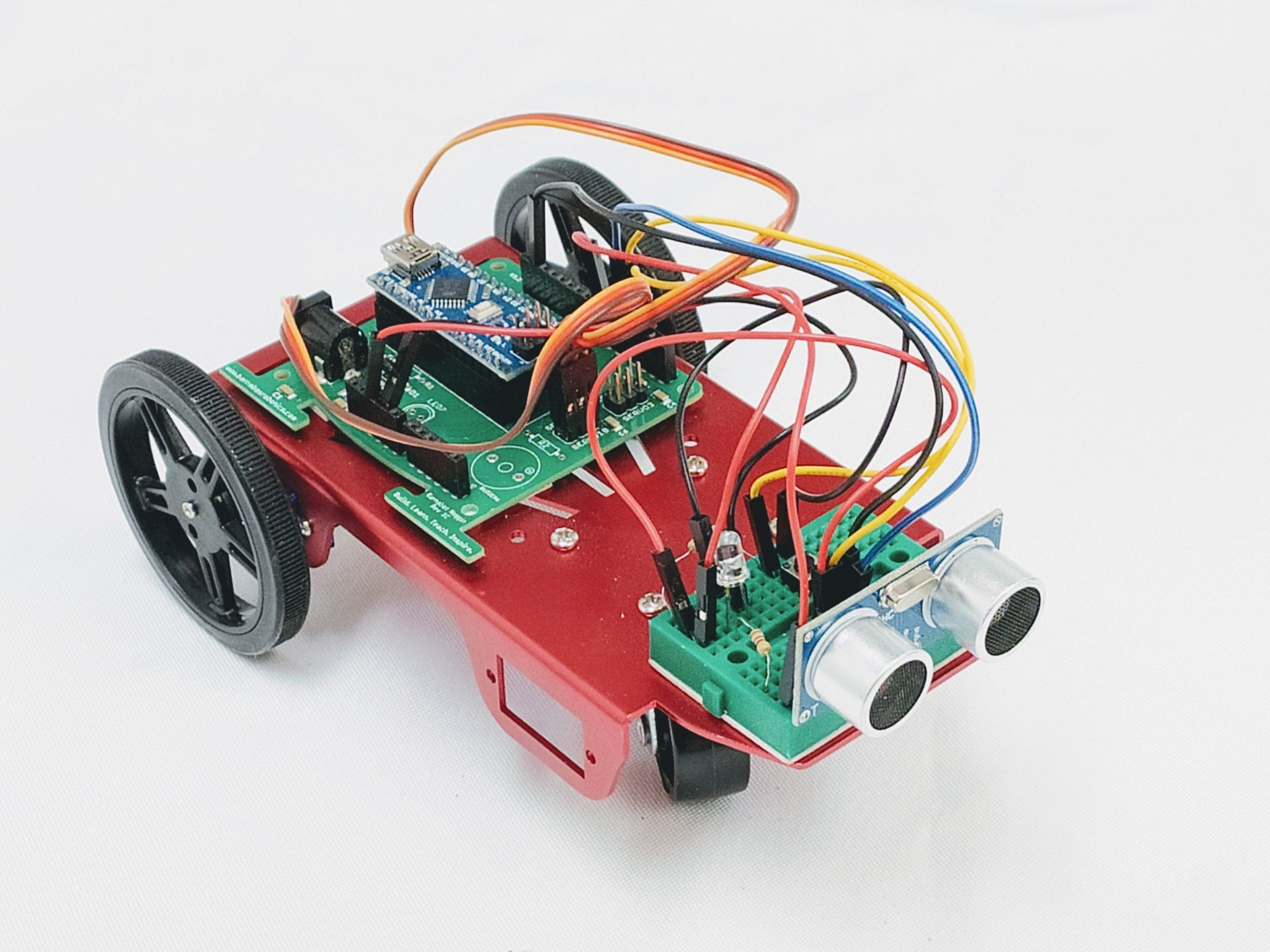 Barnabas Racer: Arduino-Compatible 2WD Servo Motor Car Kit (Ages 11+) –  Barnabas Robotics