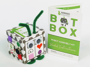 Bot In A Box Craft Robot | Stocking Stuffer | Party Favor | Valentine | Animal | Pack of 4, 8 or 10 | Ages 5+ Robot Party Favors Barnabas Robotics 